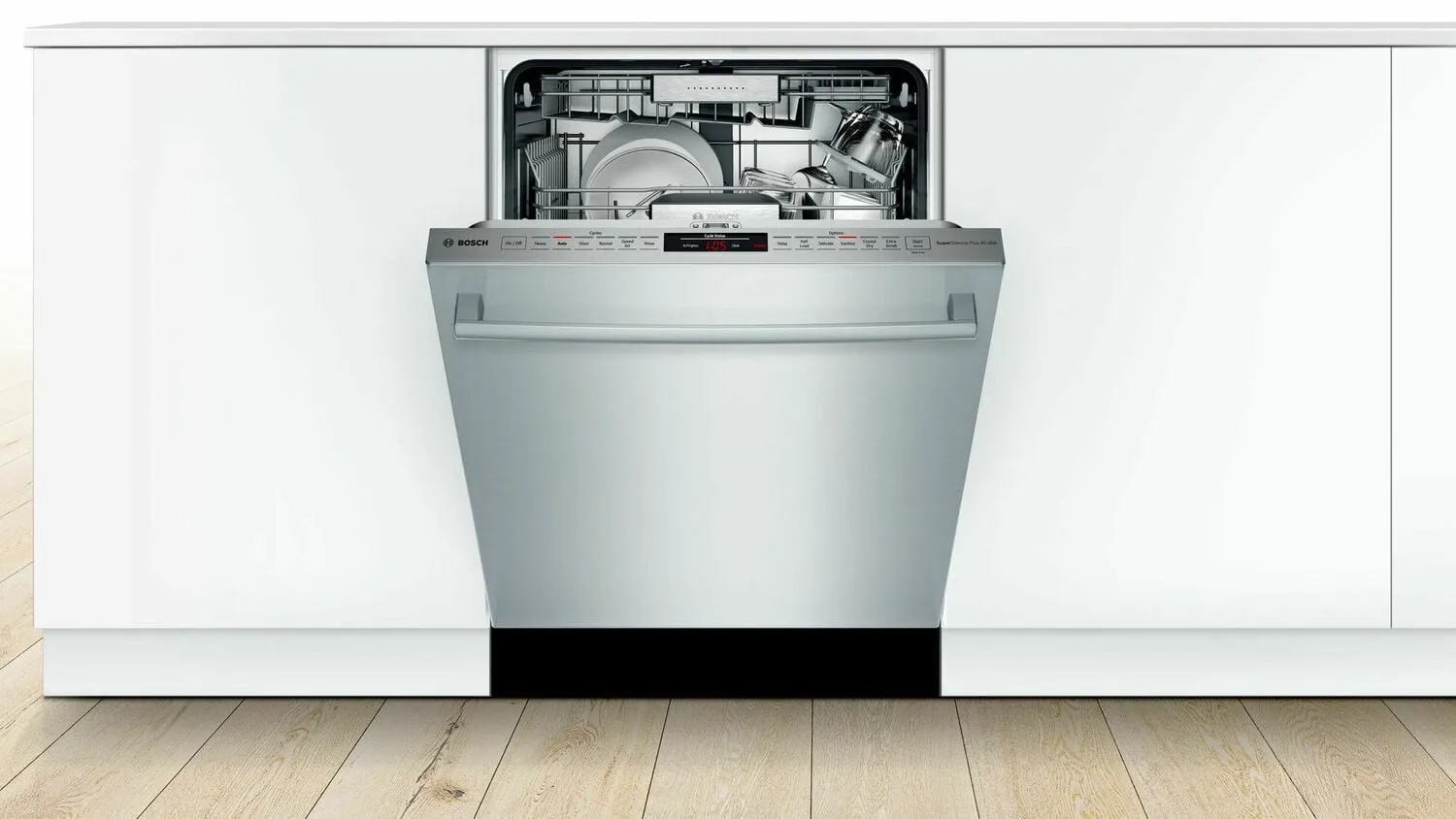Bosch SHX88PZ55N Benchmark Dishwasher 24'' Stainless Steel, Xxl Shx88Pz55N
