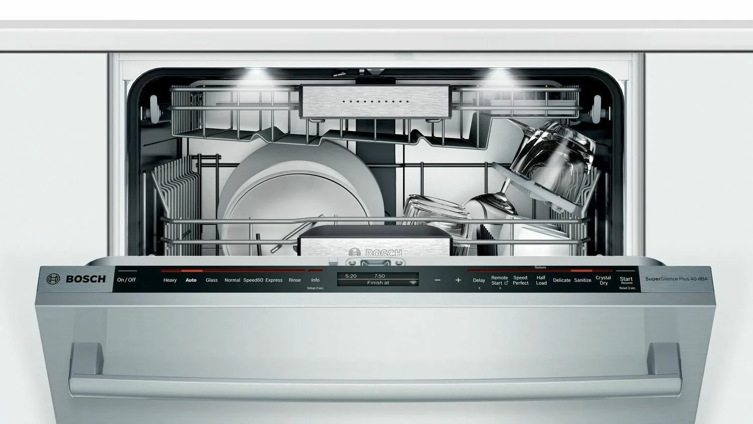Bosch SHX88PZ65N Benchmark Dishwasher 24'' Stainless Steel Shx88Pz65N