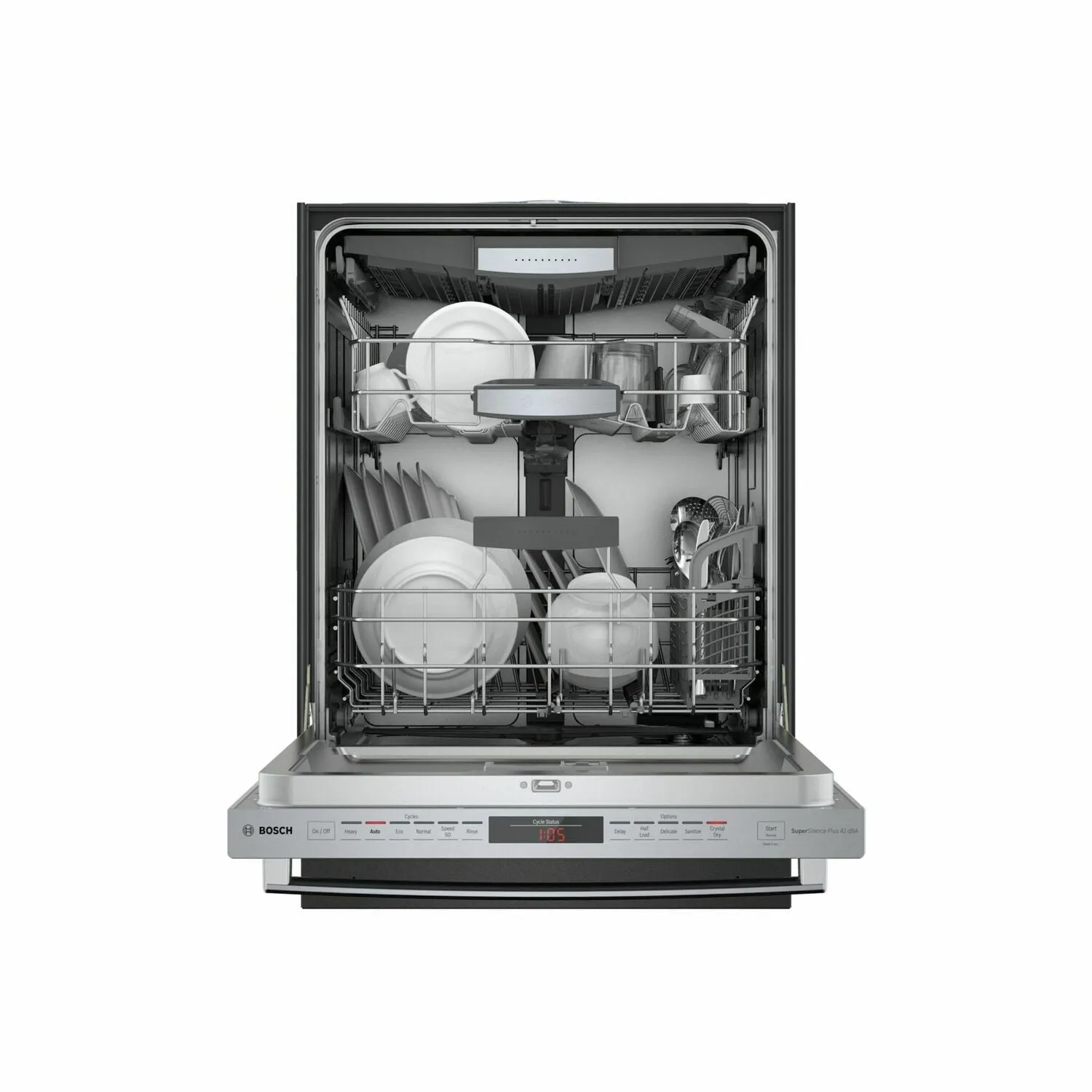 Bosch SHXM78Z55N 800 Series Dishwasher 24'' Stainless Steel Shxm78Z55N