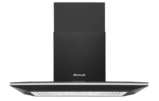 Brandt AD9905B - Black Stainless Steel Wall Mount Hood