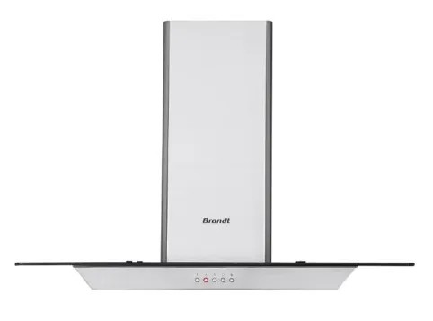Brandt BHI1944IX - Stainless Steel   Glass Island Hood