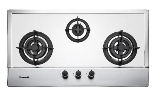 Brandt TG1793XLB Gas Hob-3 Burner