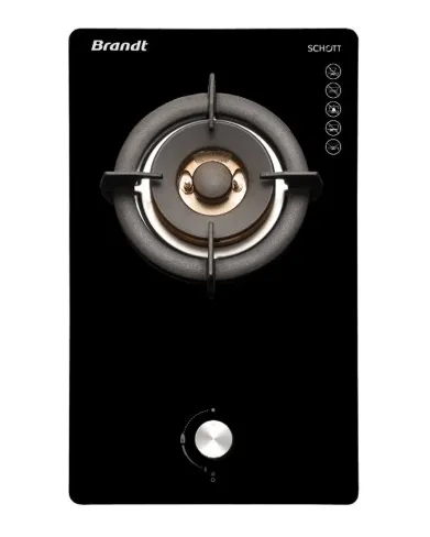 Brandt TG2231BEP Battery/electric Ignition Gas Hob (30cm)(Black)