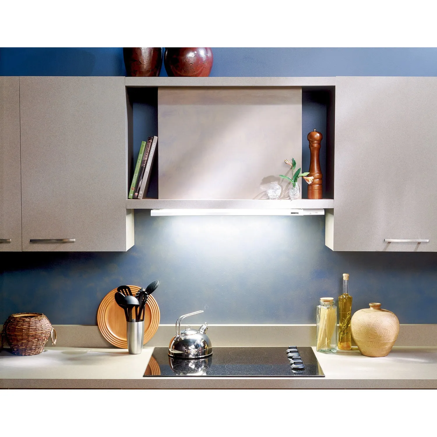 Broan 153001 Broan Elite 30-Inch Under-Cabinet Slide-Out Range Hood W/ Light, White