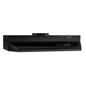 Broan 423023 Broan 30-Inch Under-Cabinet Range Hood, Black