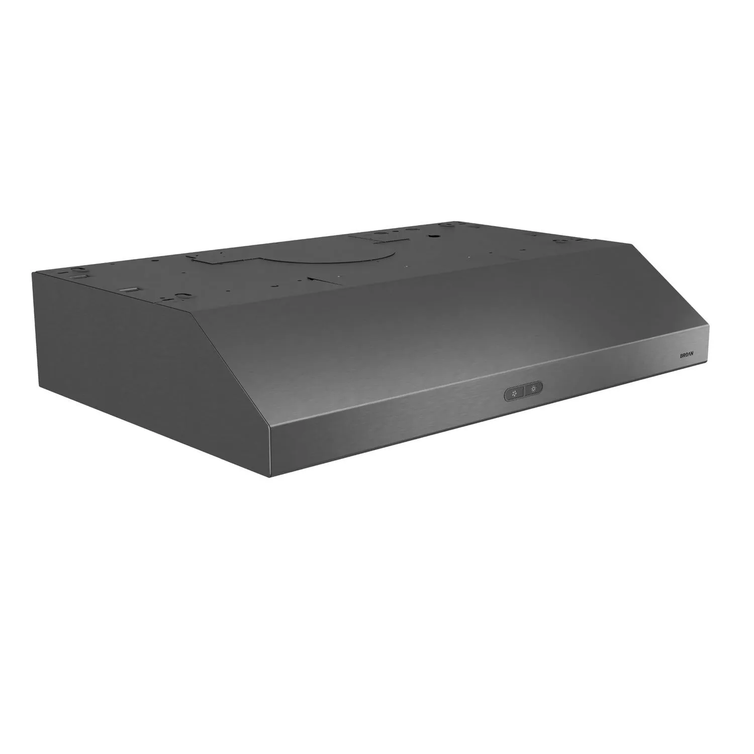 Broan BCDF130BLS Broan 30-Inch Convertible Under-Cabinet Range Hood, 300 Cfm, Black Stainless Steel
