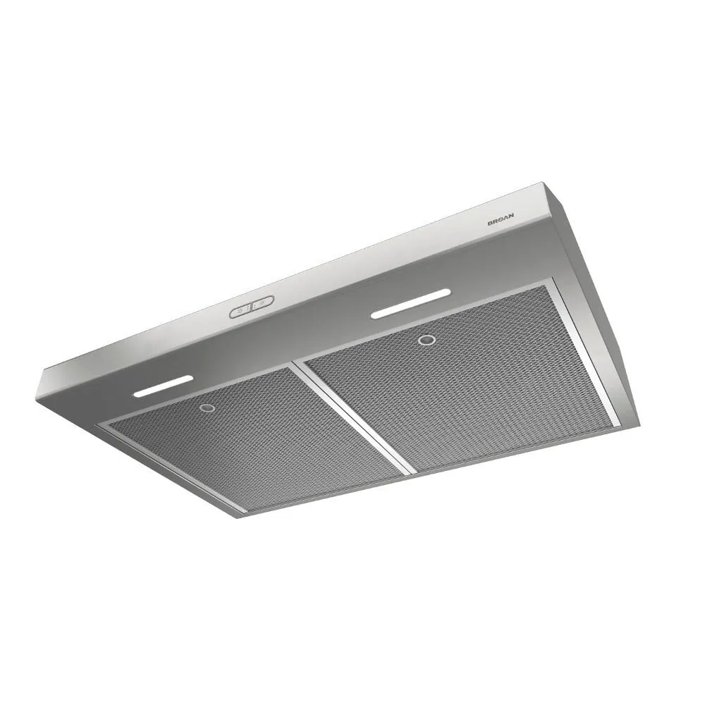 Broan BCDF130SS Broan 30-Inch Convertible Under-Cabinet Range Hood, 300 Cfm, Stainless Steel