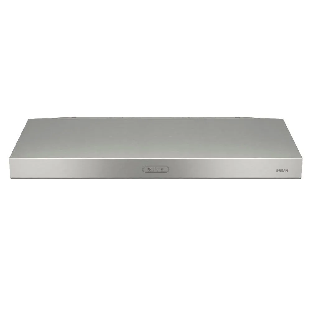 Broan BCDF130SS Broan 30-Inch Convertible Under-Cabinet Range Hood, 300 Cfm, Stainless Steel