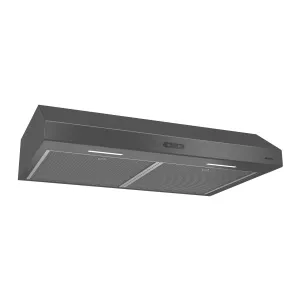 Broan BCDF136BLS Broan 36-Inch Convertible Under-Cabinet Range Hood, 300 Cfm, Black Stainless Steel