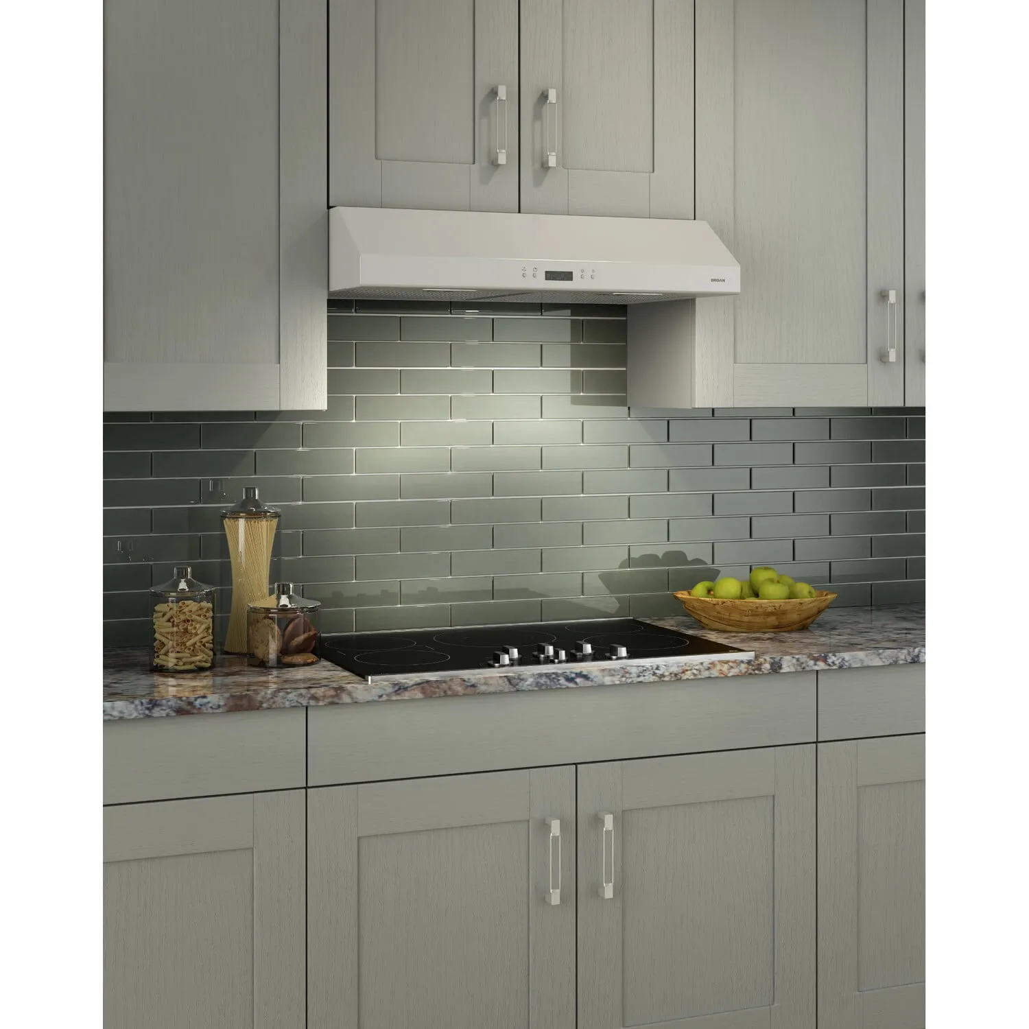Broan BCDJ130WH Broan 30-Inch Convertible Under-Cabinet Range Hood W/ Heat Sentry, 400 Cfm, White