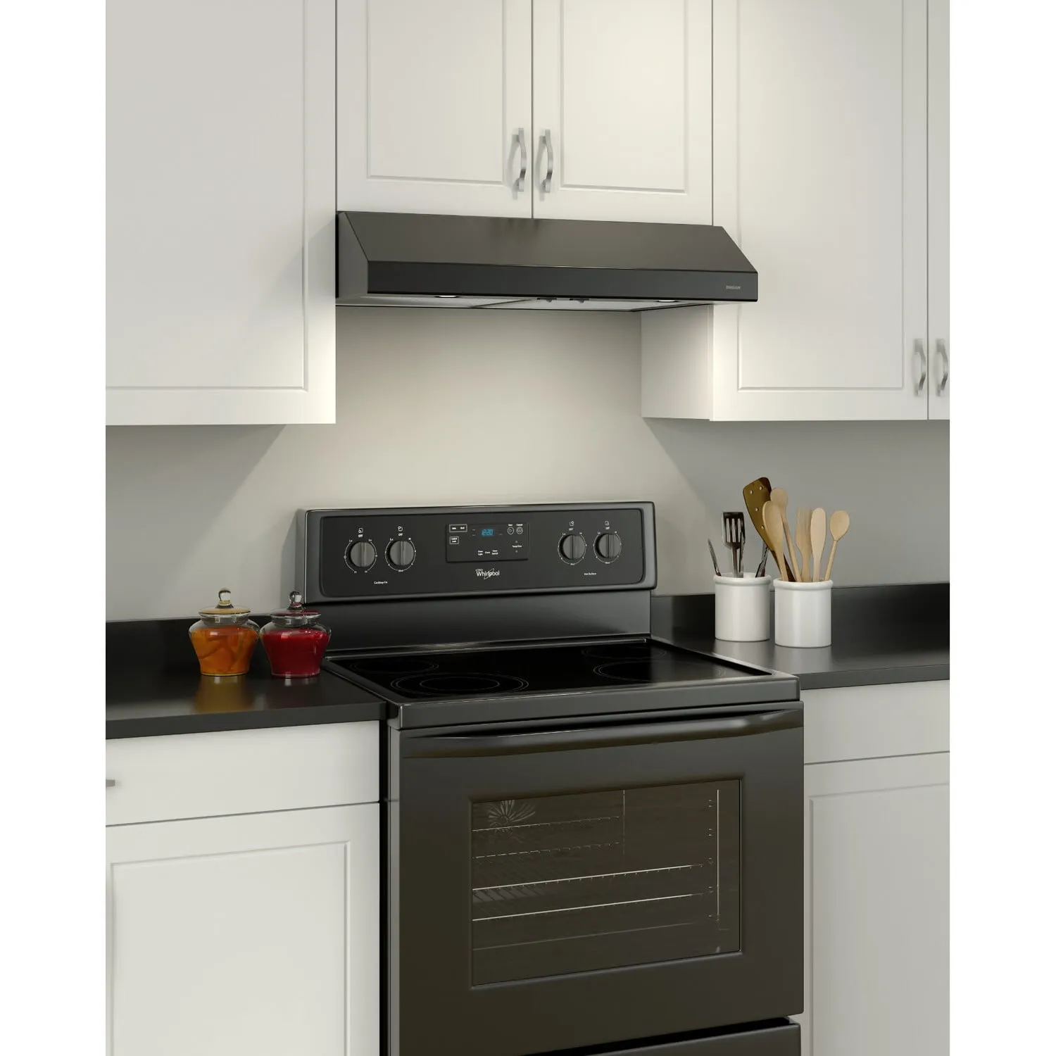 Broan BCSD130BL Broan 30-Inch Convertible Under-Cabinet Range Hood, Black