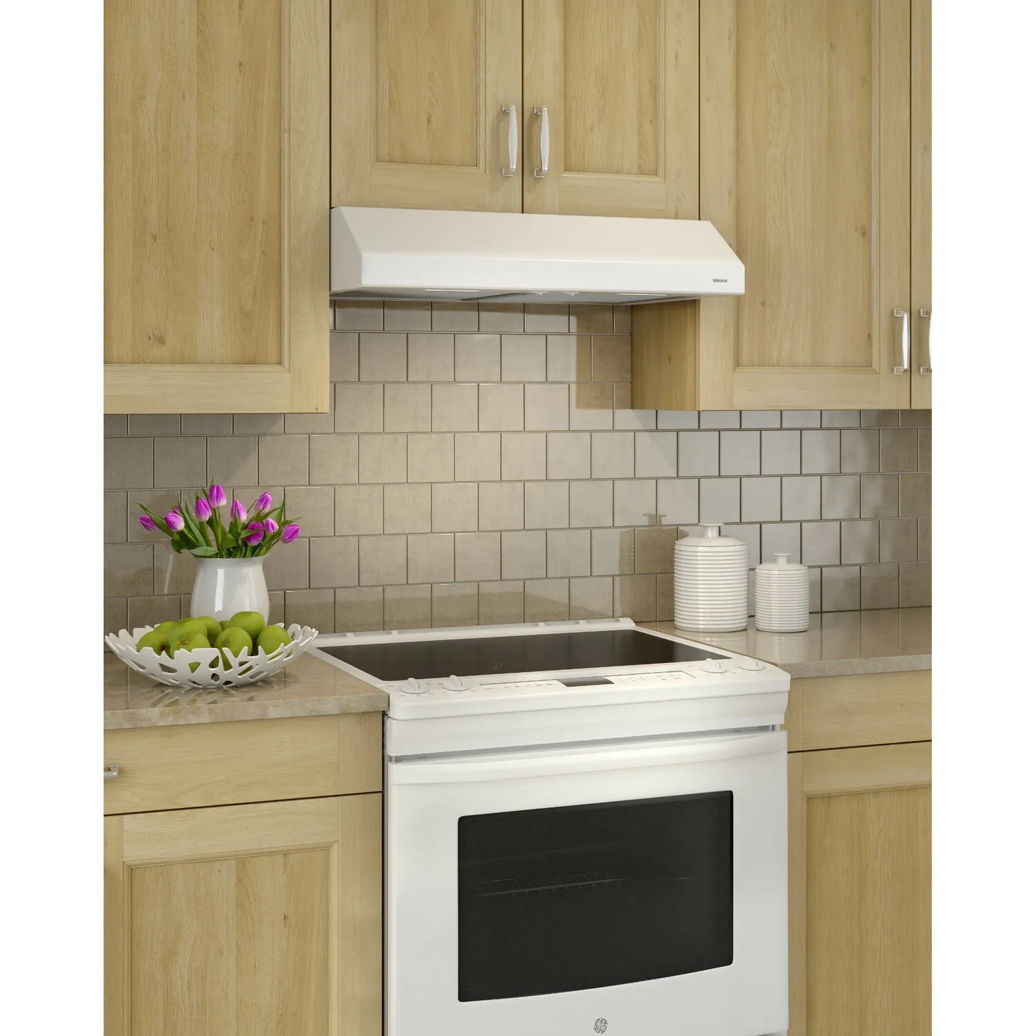 Broan BCSEK130WW Broan 30-Inch Convertible Under-Cabinet Range Hood, 250 Cfm, White