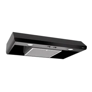 Broan BKSA130BL Broan 30-Inch Convertible Under-Cabinet Range Hood, 250 Cfm, Black
