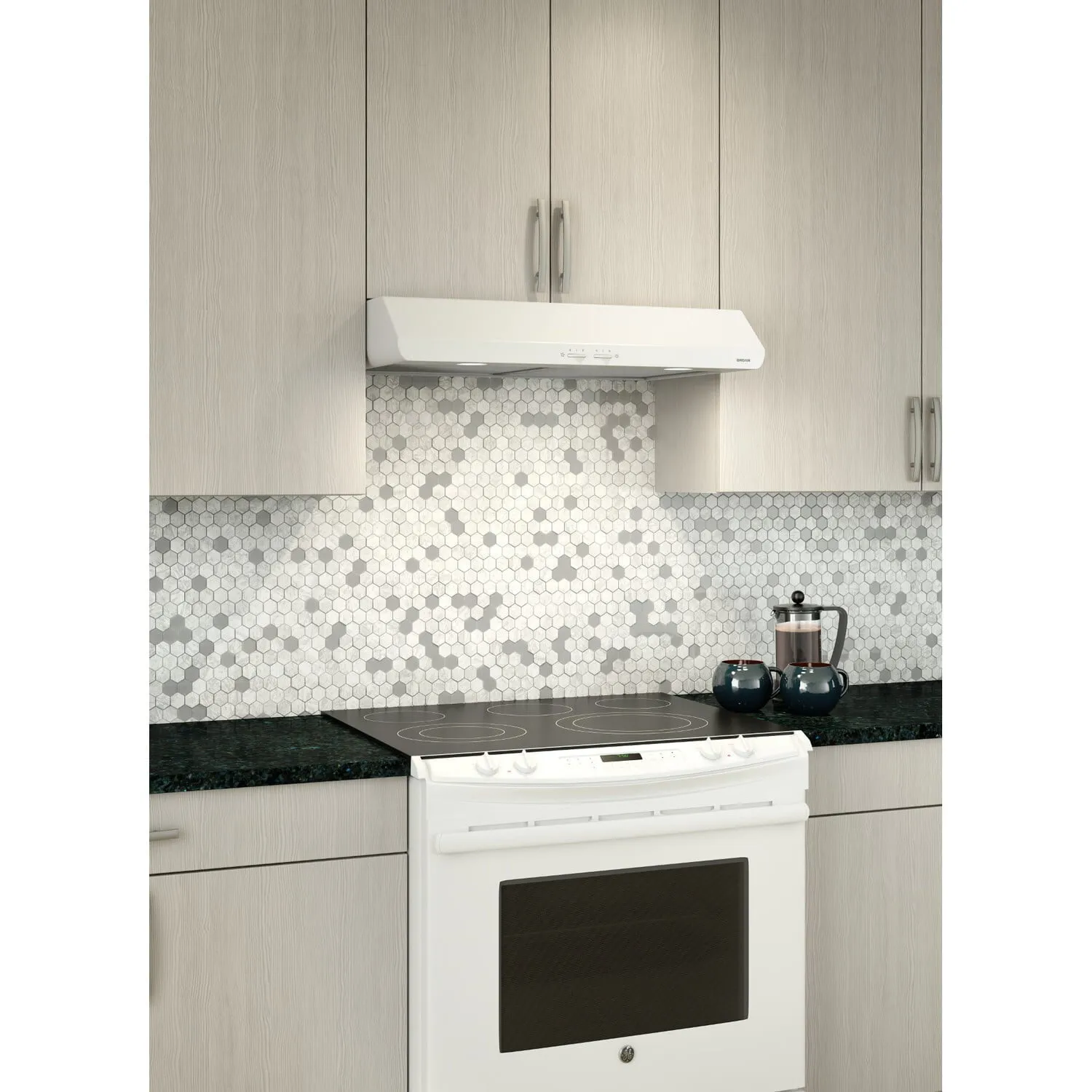 Broan BKSH130WW Broan 30-Inch Convertible Under-Cabinet Range Hood, 250 Cfm, White