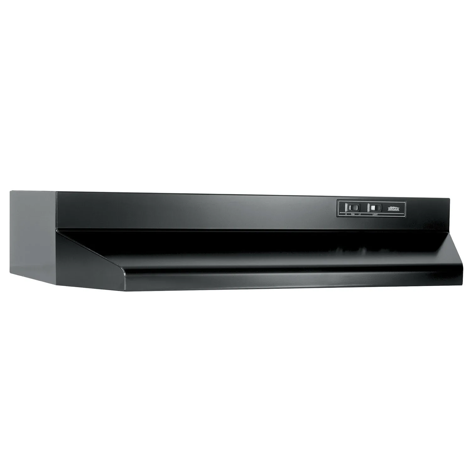 Broan BUEZ030BL Broan 30-Inch Ducted Under-Cabinet Range Hood W/ Easy Install System, 160 Cfm, Black