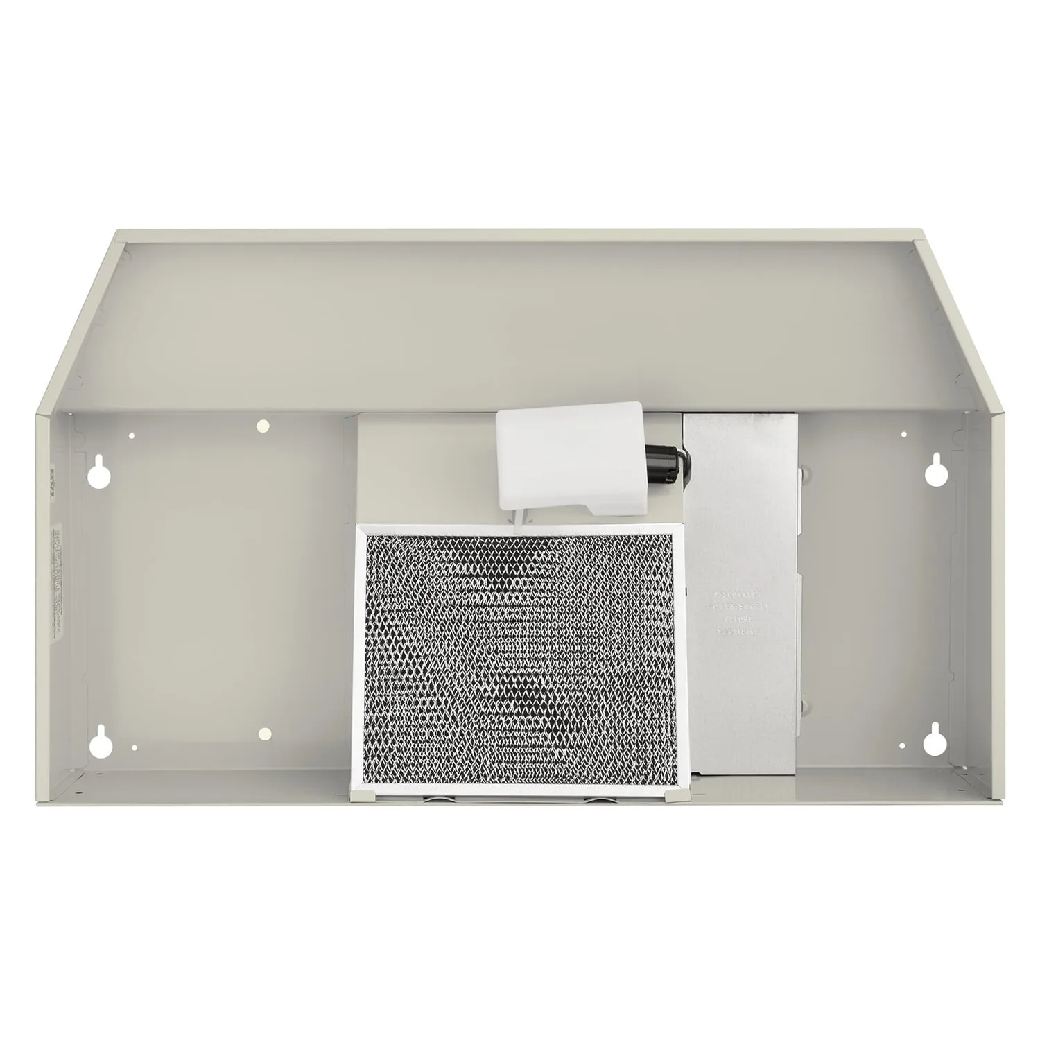 Broan BUEZ130BT Broan 30-Inch Ductless Under-Cabinet Range Hood W/ Easy Install System, Bisque