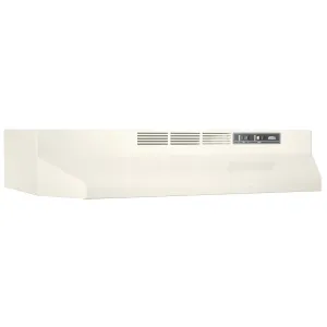 Broan BUEZ130BT Broan 30-Inch Ductless Under-Cabinet Range Hood W/ Easy Install System, Bisque