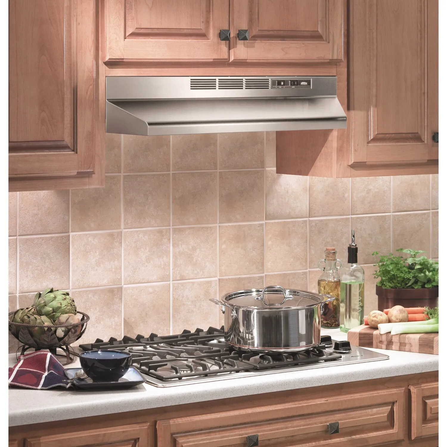 Broan BUEZ130SS Broan 30-Inch Ductless Under-Cabinet Range Hood W/ Easy Install System, Stainless Steel