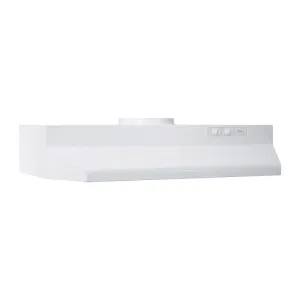 Broan BUEZ230WW Broan 30-Inch Under-Cabinet Range Hood W/ Easy Install System, 190 Cfm, White