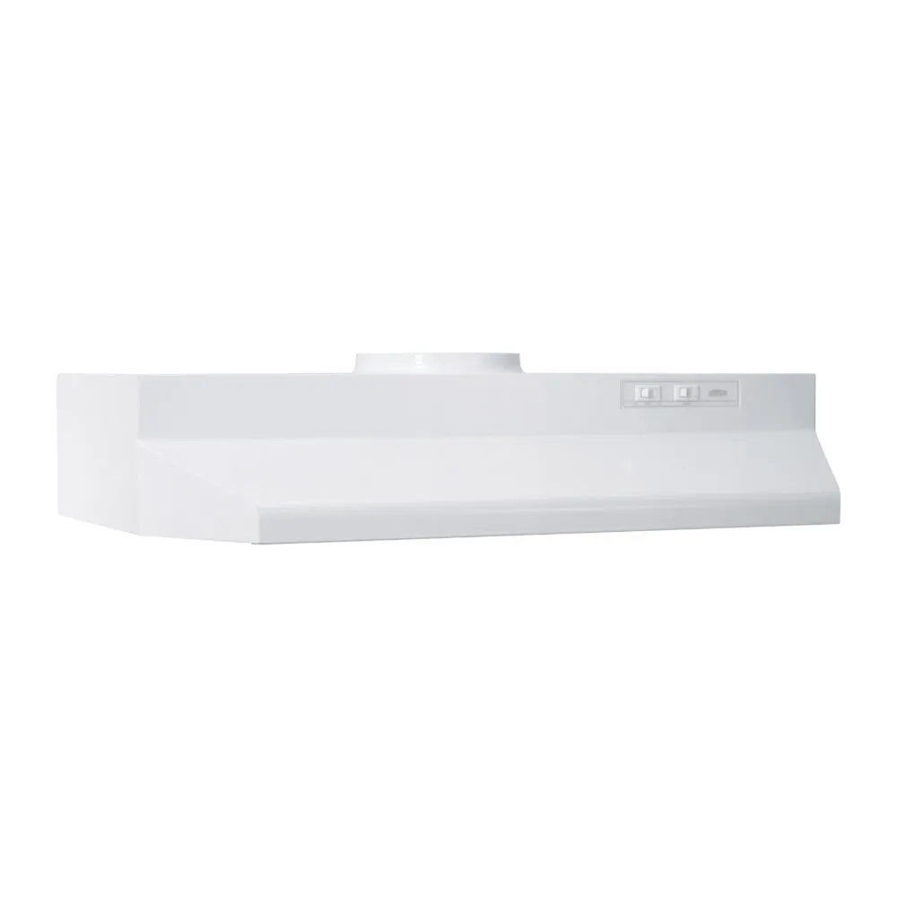 Broan BUEZ230WW Broan 30-Inch Under-Cabinet Range Hood W/ Easy Install System, 190 Cfm, White
