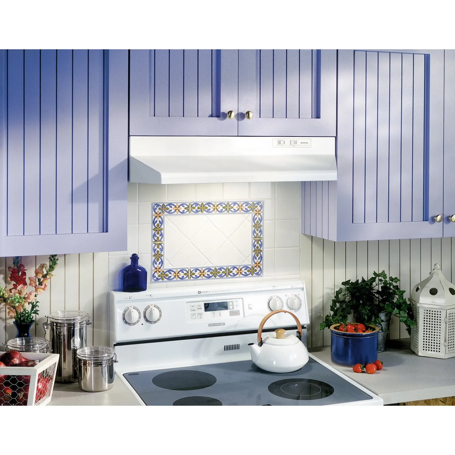 Broan BUEZ236WW Broan 36-Inch Under-Cabinet Range Hood W/ Easy Install System, 190 Cfm, White