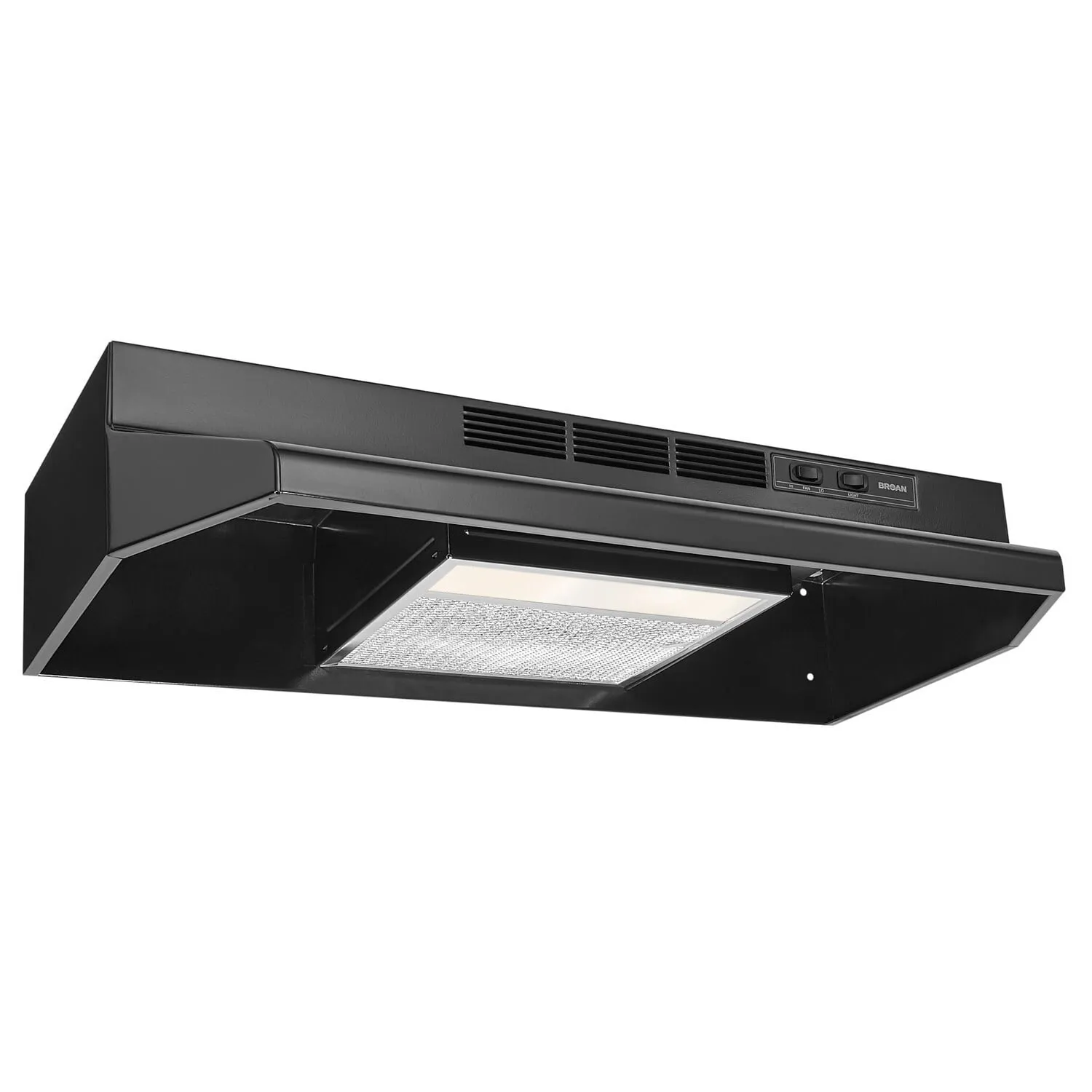 Broan BUEZ330BL Broan 30-Inch Convertible Under-Cabinet Range Hood W/ Easy Install System, 220 Cfm, Black