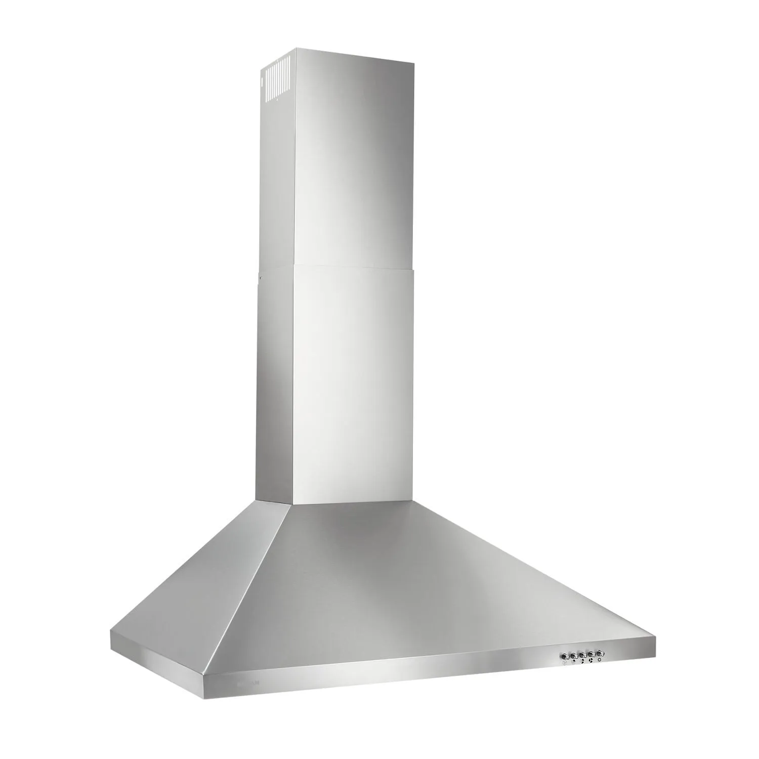 Broan BW5030SSL Broan 30-Inch Convertible European Style Wall-Mounted Chimney Range Hood, 390 Max Blower Cfm, Stainless Steel Led Light