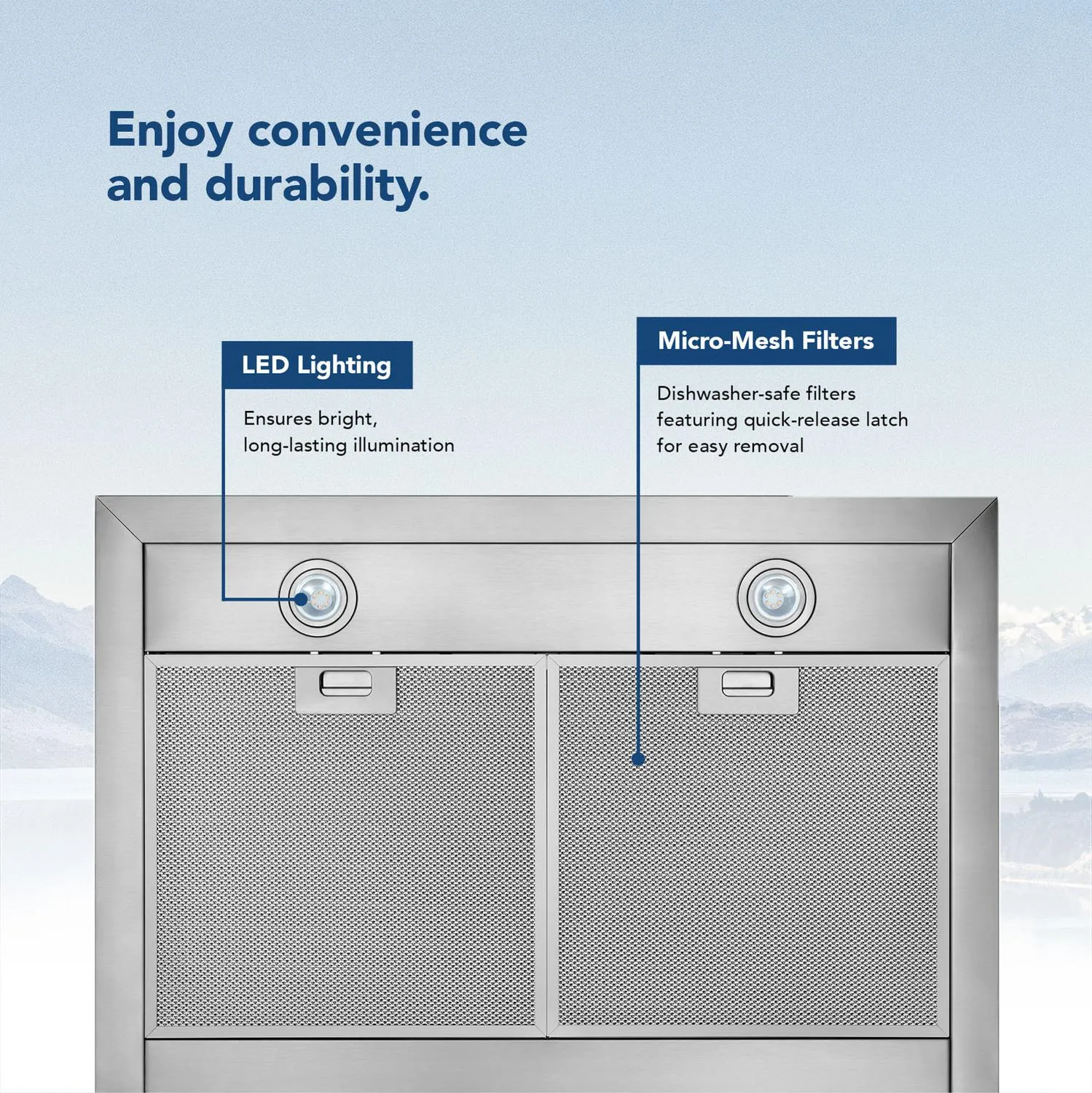 Broan BWP1304SS Broan 30-Inch Convertible Wall-Mount Pyramidal Chimney Range Hood, 450 Max Cfm, Stainless Steel