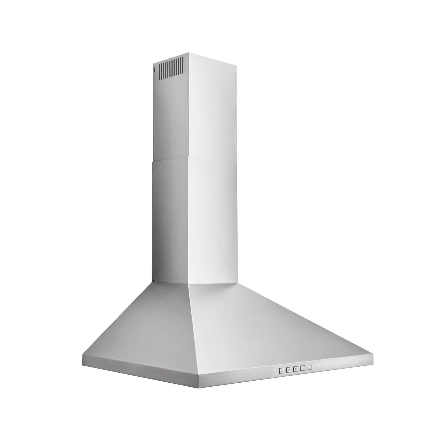 Broan BWP1304SS Broan 30-Inch Convertible Wall-Mount Pyramidal Chimney Range Hood, 450 Max Cfm, Stainless Steel