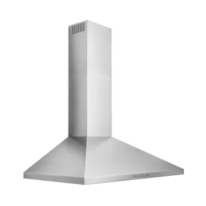 Broan BWP1364SS Broan 36-Inch Convertible Wall-Mount Pyramidal Chimney Range Hood, 450 Max Cfm, Stainless Steel