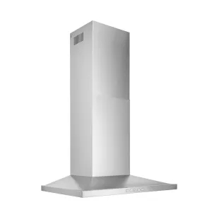 Broan BWS1304SS Broan 30-Inch Convertible Wall-Mount Low Profile Pyramidal Chimney Range Hood, 450 Max Cfm, Stainless Steel