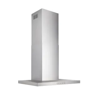 Broan BWT1304SS Broan 30-Inch Convertible Wall-Mount T-Style Chimney Range Hood, 450 Max Cfm, Stainless Steel