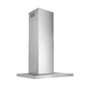 Broan BWT2304SS Broan 30-Inch Convertible Wall-Mount T-Style Chimney Range Hood, 450 Max Cfm, Stainless Steel
