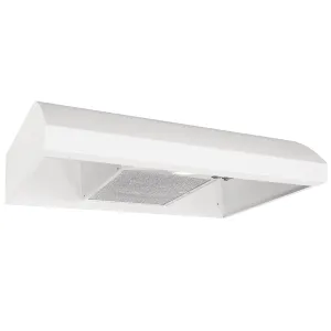 Broan BXT130WW Broan 30-Inch 4-Way Convertible Under-Cabinet Range Hood, 270 Max Cfm, White