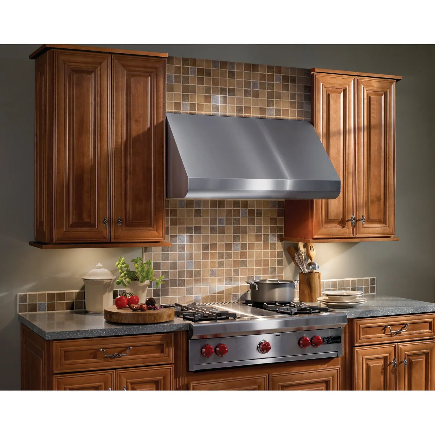Broan E6042TSS Broan 42-Inch Convertible Wall-Mount Canopy Range Hood W/ Heat Sentry , 1200 Cfm, Stainless Steel
