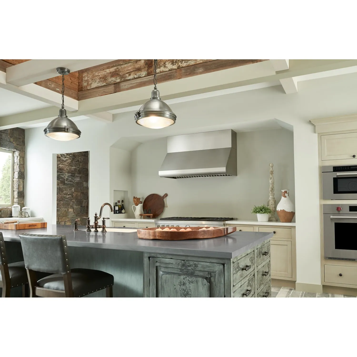 Broan E6048TSS Broan 48-Inch Convertible Wall-Mount Canopy Range Hood W/ Heat Sentry , 1200 Cfm, Stainless Steel