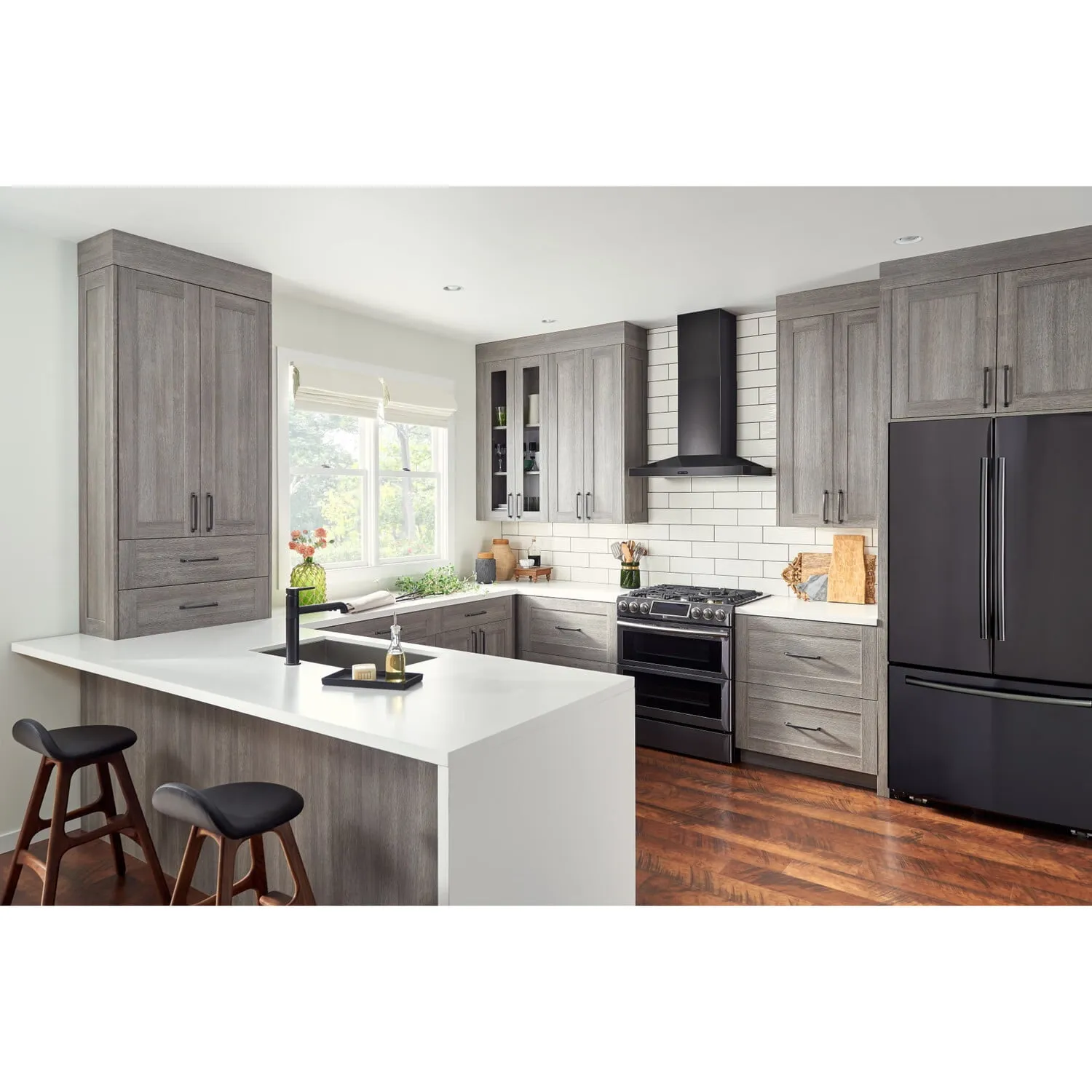 Broan EW5430BLS Broan 30-Inch Convertible Wall-Mount Chimney Range Hood, 500 Cfm, Black Stainless Steel