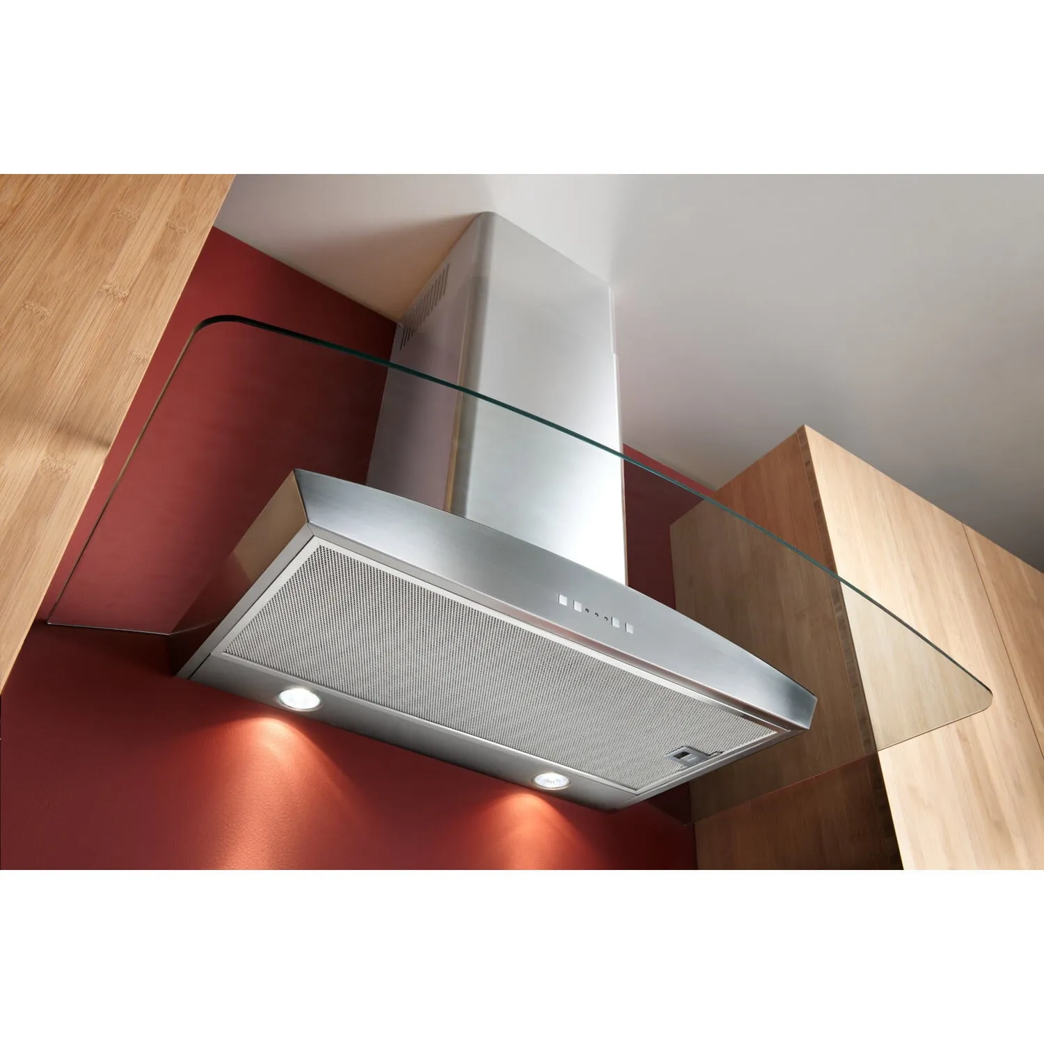 Broan EW5630SS Broan 30-Inch Curved Glass Canopy Wall-Mount Range Hood W/ Heat Sentry , 500 Cfm, Stainless Steel