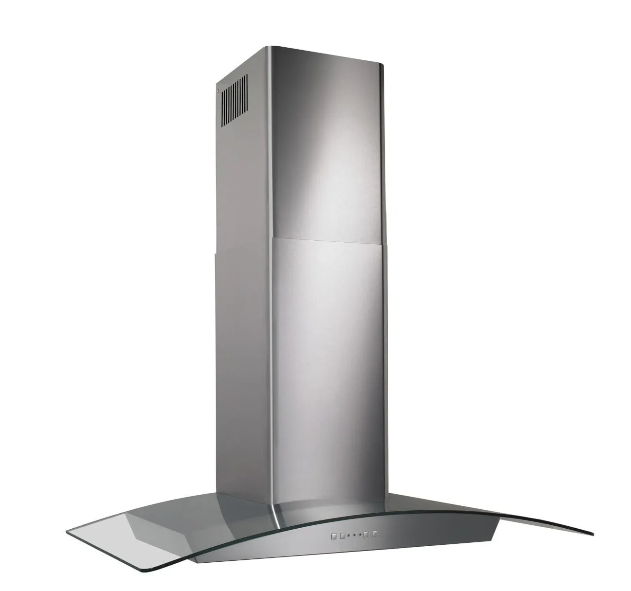 Broan EW5630SS Broan 30-Inch Curved Glass Canopy Wall-Mount Range Hood W/ Heat Sentry , 500 Cfm, Stainless Steel