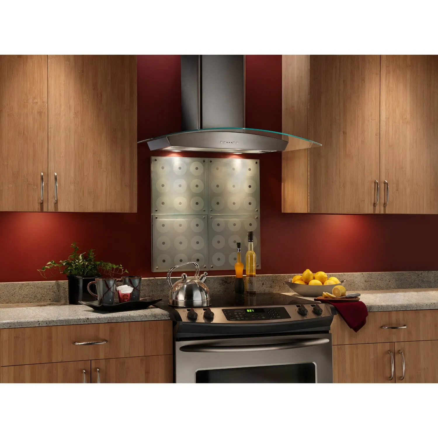 Broan EW5630SS Broan 30-Inch Curved Glass Canopy Wall-Mount Range Hood W/ Heat Sentry , 500 Cfm, Stainless Steel