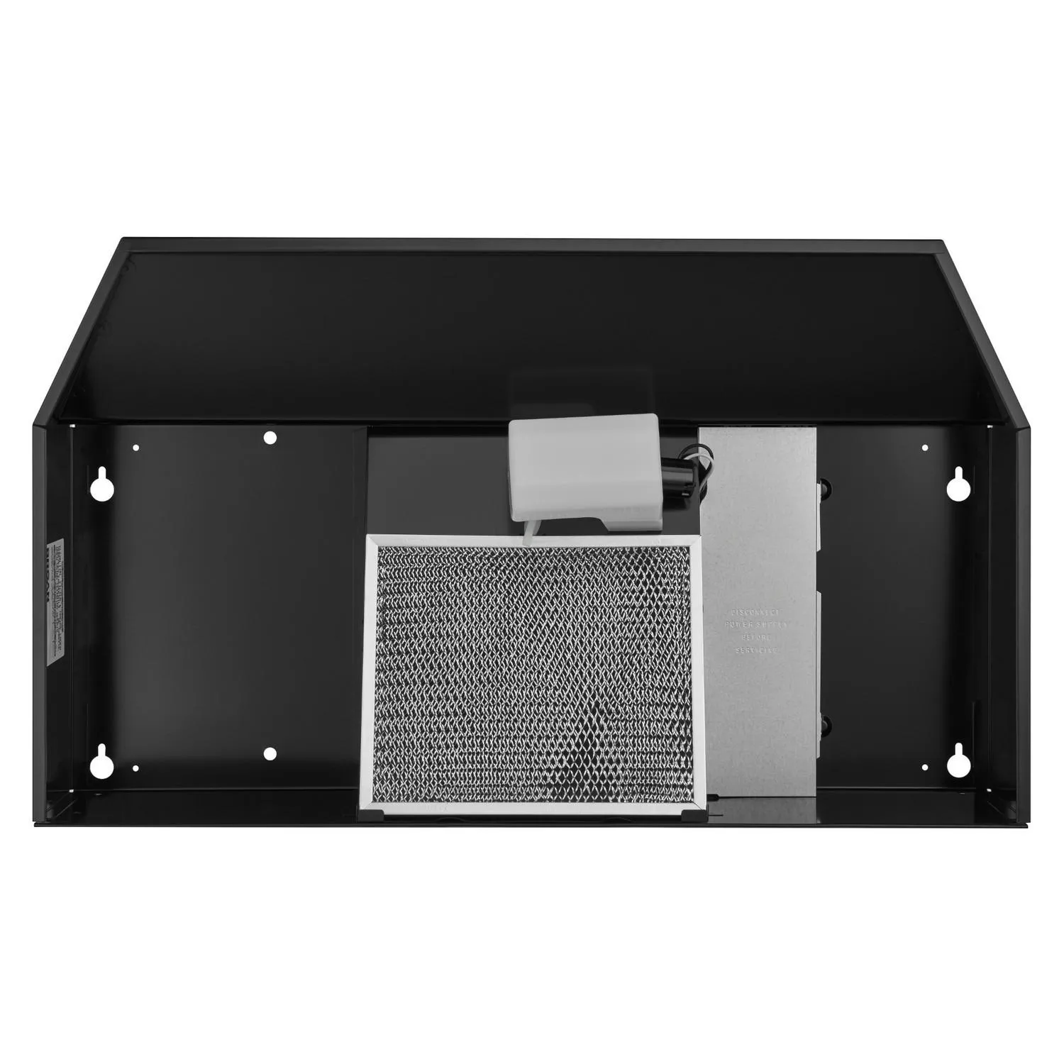 Broan F402423 Broan 24-Inch Convertible Under-Cabinet Range Hood, 230 Max Blower Cfm, Black