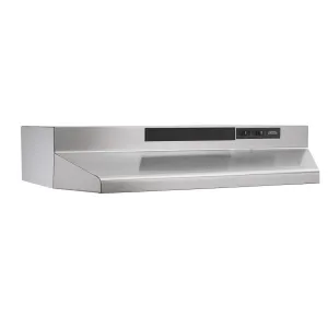 Broan F403004 Broan 30-Inch Convertible Under-Cabinet Range Hood, 160 Cfm, Stainless Steel