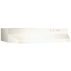 Broan F403022 Broan 36-Inch Convertible Under-Cabinet Range Hood, 160 Cfm, Bisque