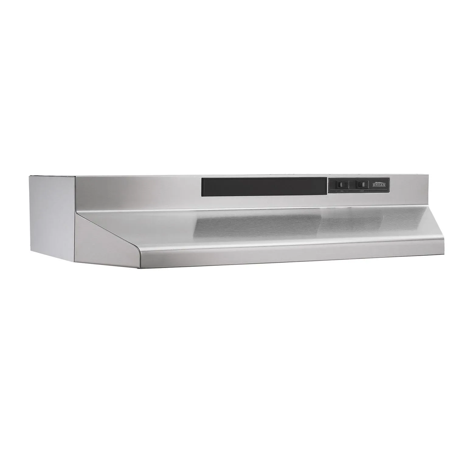 Broan F403604 Broan 36-Inch Convertible Under-Cabinet Range Hood, 230 Max Blower Cfm, Stainless Steel