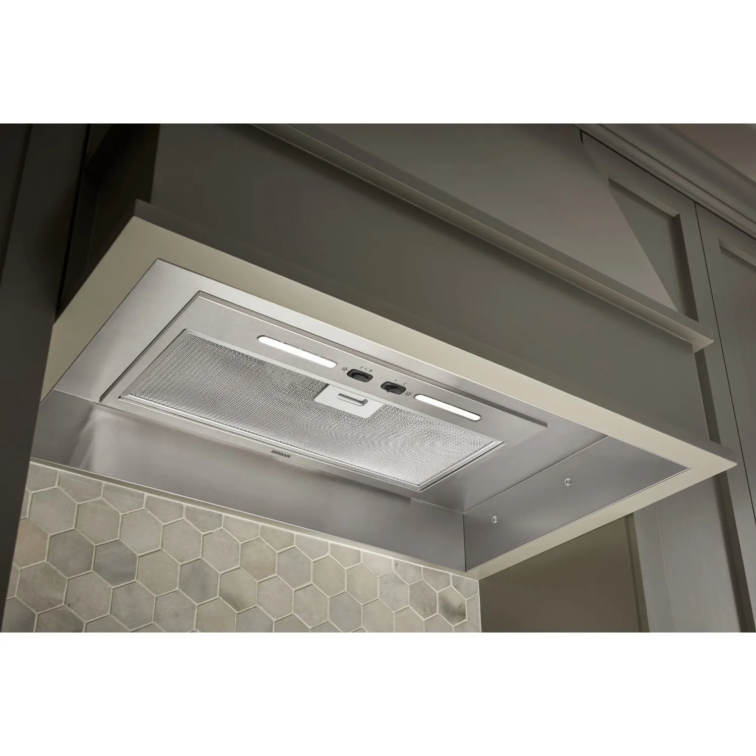 Broan PM250SSP Broan 20-1/2-Inch Custom Range Hood Power Pack, Stainless Steel, 250 Cfm