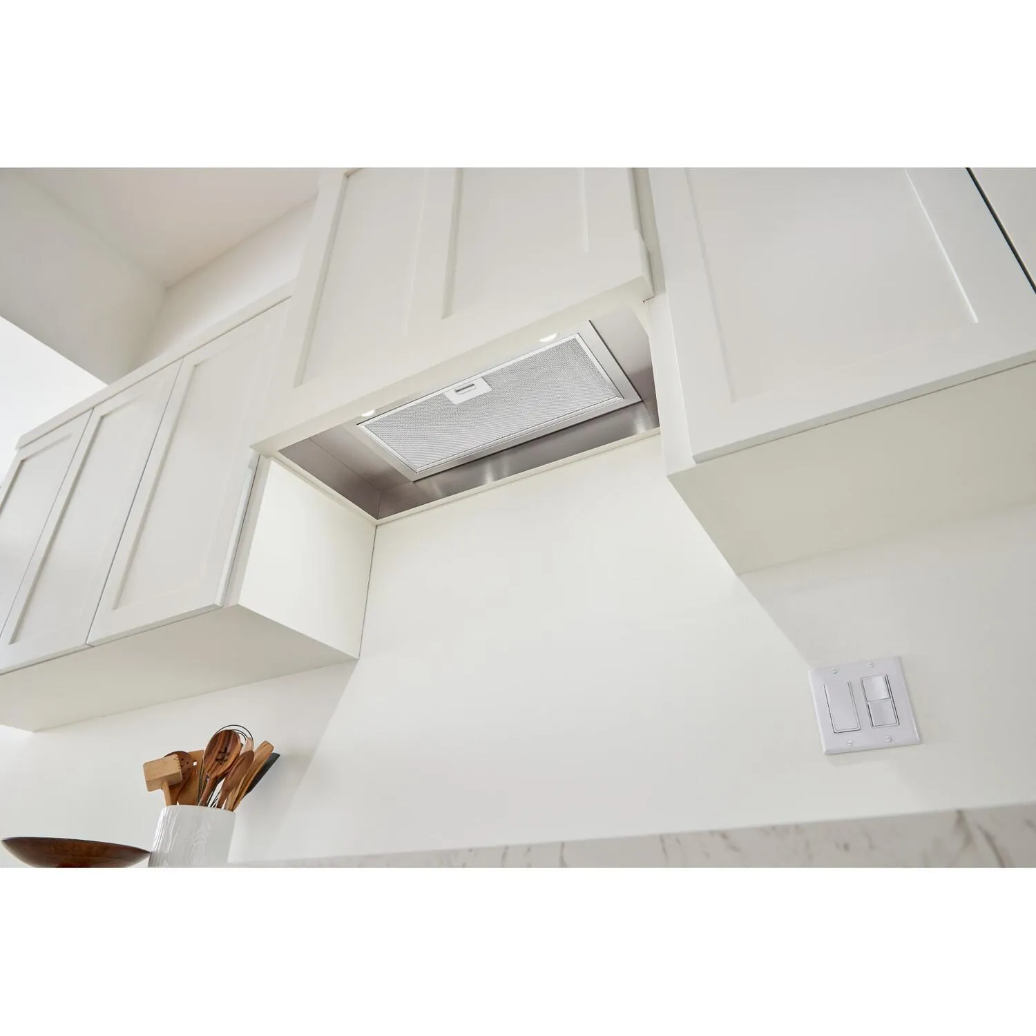 Broan PMA400SS Broan 21-Inch Custom Range Hood Power Pack, 450 Max Blower Cfm, Stainless Steel, Ada, Energy Star Certified