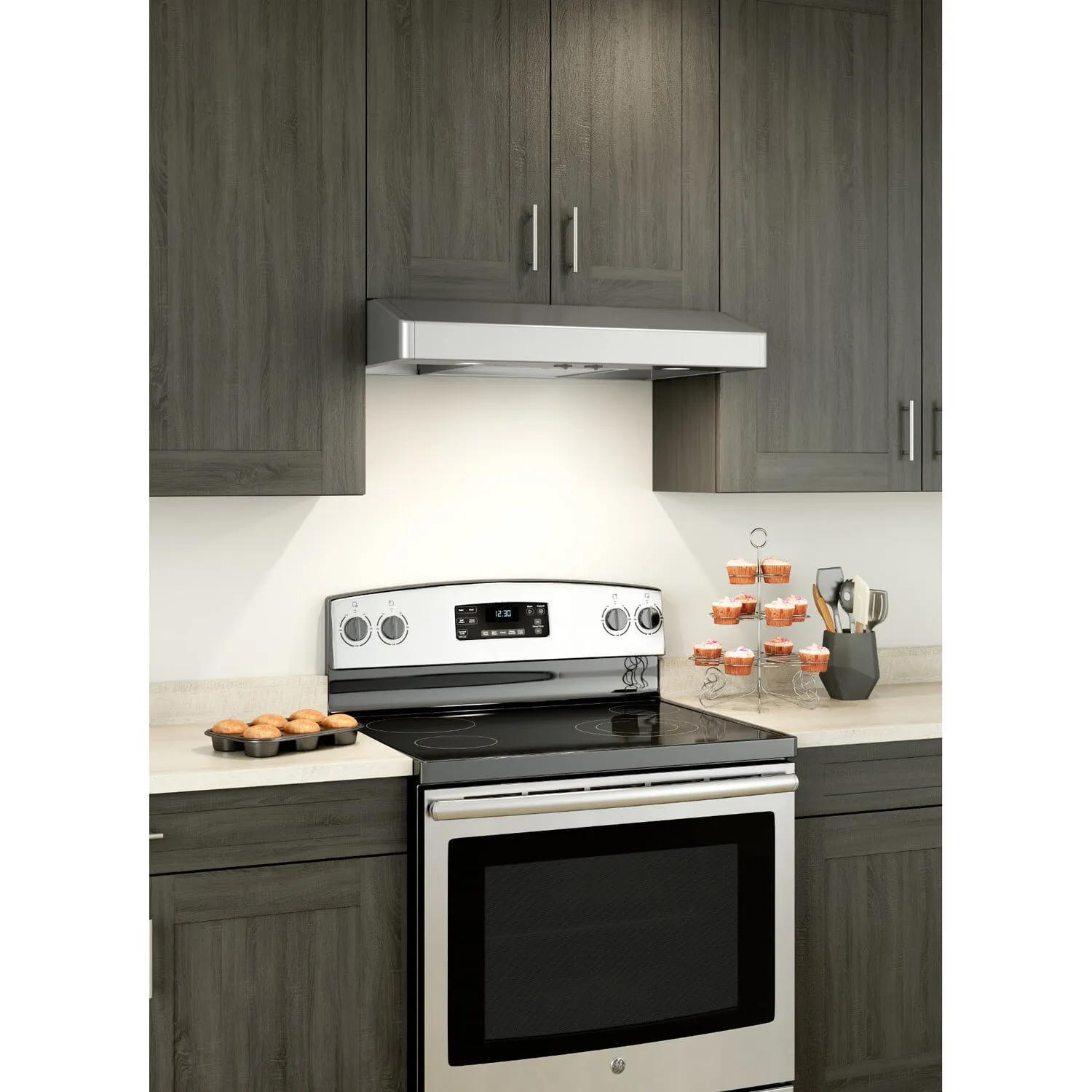 Broan TEN130SS Broan Elite 30-Inch Convertible Under-Cabinet Range Hood, Stainless Steel