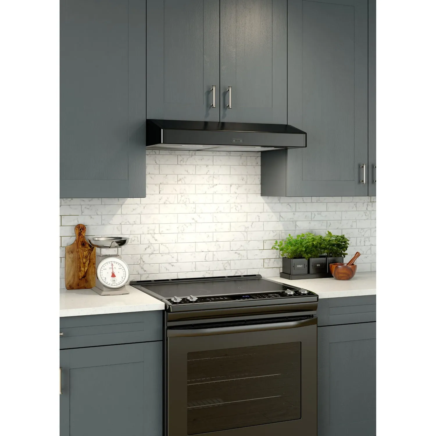 Broan TEN236BL Broan Elite 36-Inch Convertible Under-Cabinet Range Hood, Black