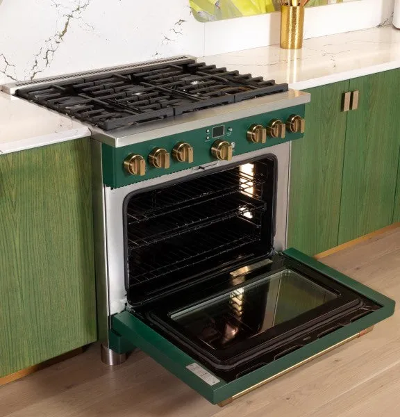 Caf C2Y366P5TG2 Caf 36" Smart Dual-Fuel Commercial-Style Range with 6 Burners (Natural Gas)