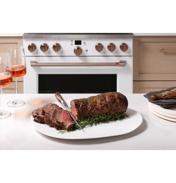 Caf C2Y366P5TG2 Caf 36" Smart Dual-Fuel Commercial-Style Range with 6 Burners (Natural Gas)